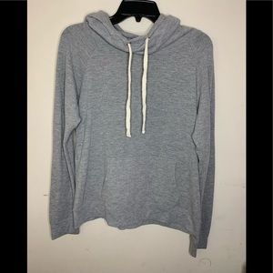 Cowl neck hoodie